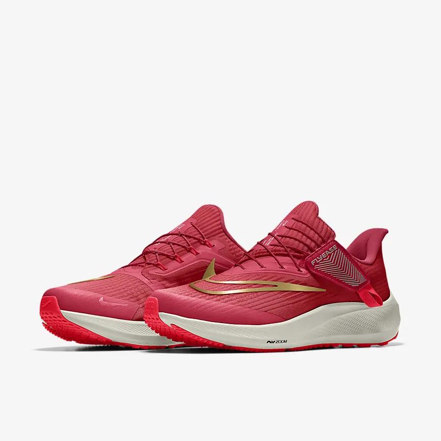 Giày Nike Pegasus Flyease By You Nữ Trắng Đỏ